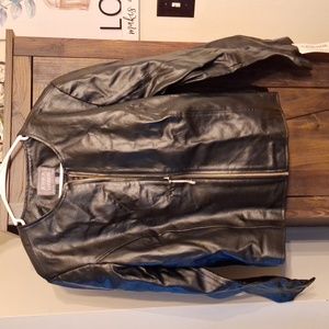 Jessica London leather jacket sz 18w